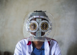 Still from Amazing spectacles sculpted from scrap, 2018, Rachel Reed