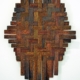 Fiona Gavino, ‘Rust & Other Stories’, Herringbone Weave (Gold), 2020 mild steel, board, acrylic paint